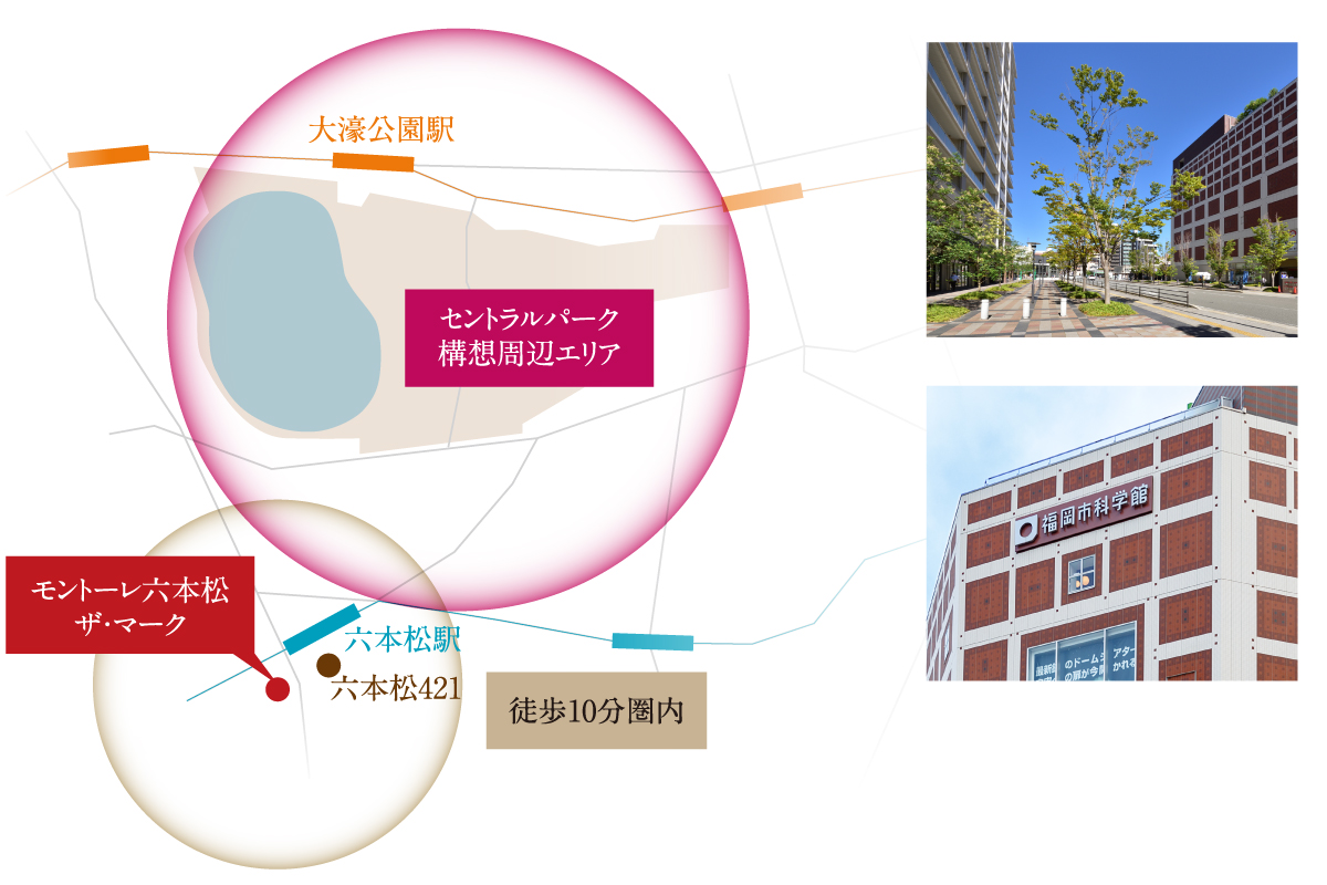 福岡市 再開発イメージ
